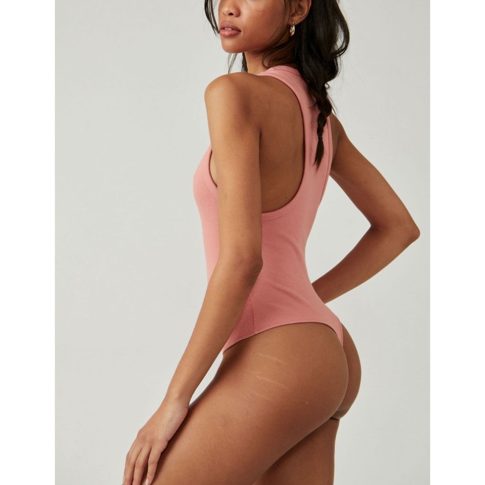 FREE PEOPLE Brexley Bodysuit / Canyon Crush - Picture 3 of 6